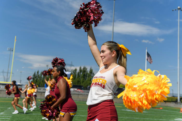 Central Catholic Oregon vs Bellevue Washington football September 2 2023 Ken Waz 8